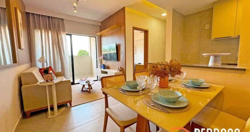 Apartamento com 61 m2 - 2 quartos (1 suíte) - Juracy de Freitas - Ponta Negra - Subsidio Caixa