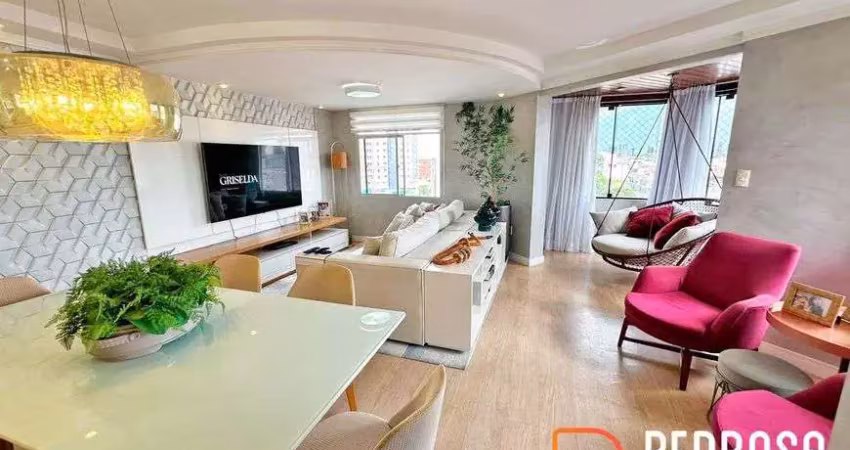 Apartamento 103m2 - 3 suítes - 2 vagas livres - semi-mobiliado - candelária - financiável
