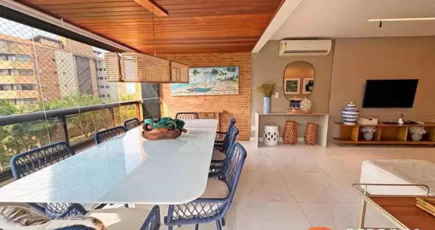 Apto com 142 m2 - 3 suítes - porto brasil pirangi - mobiliado - vista mar - 2 vagas - financiável