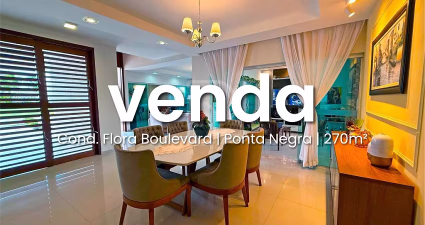 Casa com 277 m2 - 4 suítes - Flora Boulevard - Escriturada - Solário e espaço Gourmet