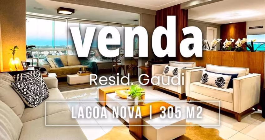 Apartamento alto padrão com 305 m2 | 4 suítes | Varanda Gourmet | 4 vagas livres | Lagoa Nova Natal/RN