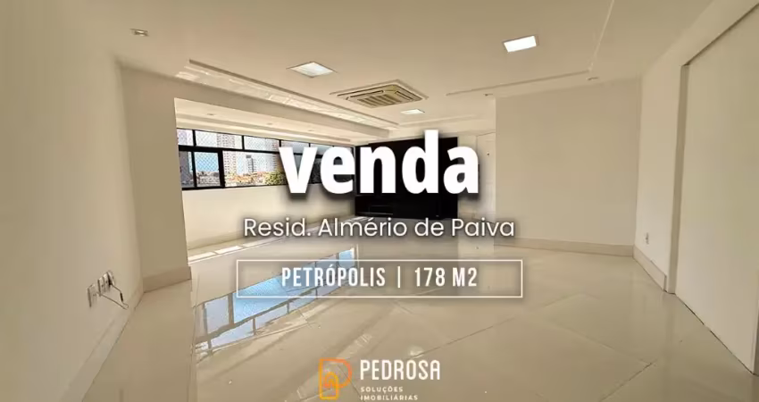 Apartamento para venda com 170m2 | 3 suítes | escritório | 2 vagas em petrópolis nata/rn