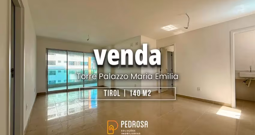 Apartamento a venda com 140 m2 3 suítes | varanda gourmet | 2 vagas em tirol natal/rn
