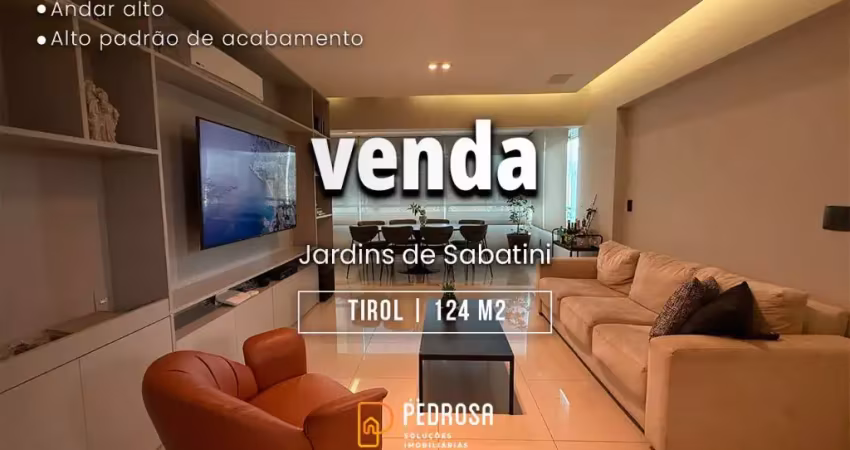 Ótimo apartamento para venda com 124 m2 | 3 suítes | varanda gourmet | 2 vagas | andar alto | tirol natal/rn