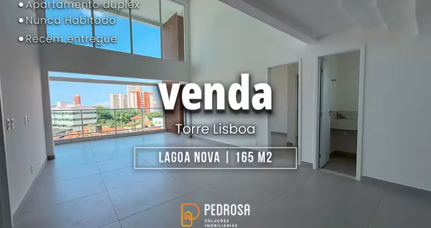 Fanstático apartamento duplex com 165m2 e 3 suíte recém entregue em lagoa nova natal/rn