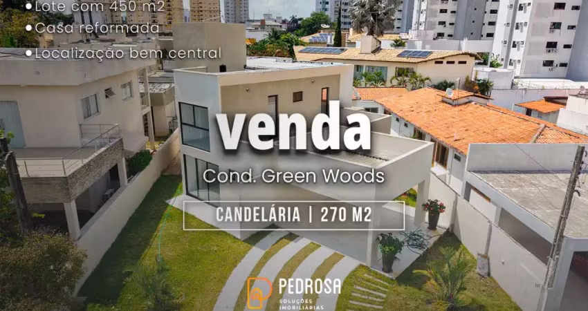 Casa duplex reformada a venda com 270 m2 e 4 suítes ne condomínio green woods em natal/rn