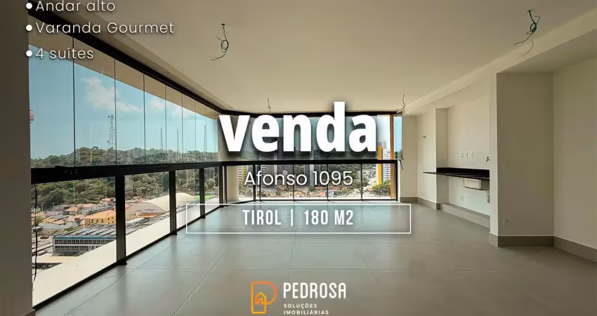 Fantástico apartamento a venda nunca habitado com 180m2 e 4 suítes em andar alto no tirol natal/rn