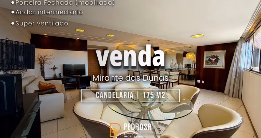 Ótimo apartamento mobiliado de 175 m² com 3 suítes e 3 vagas em candelária natal/rn