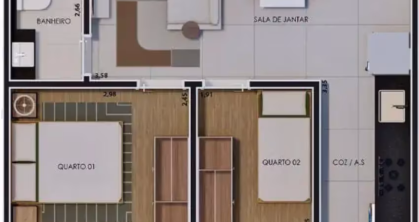 Apartamento à venda na Rua Porto Xavier, 235, Vila Carmosina, São Paulo