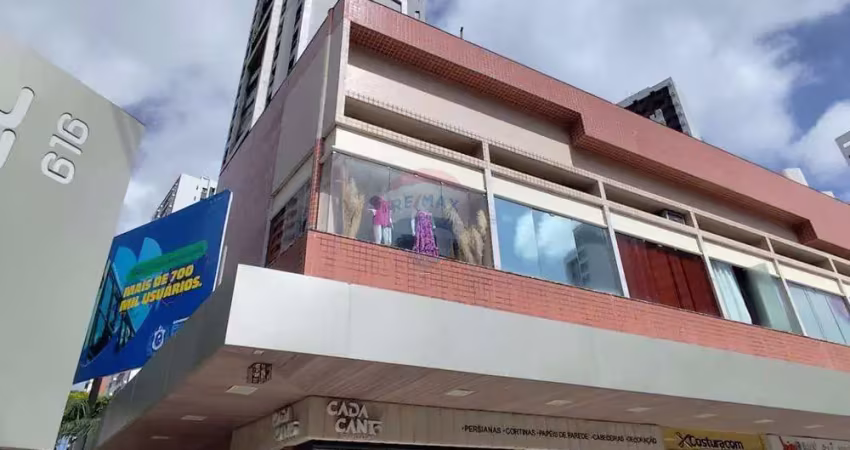 Aluguel - loja de excelente em galeria 1° andar   -  33 mts com mezanino - banheiro privado  - av. santos dumont - rosarinho / aflitos