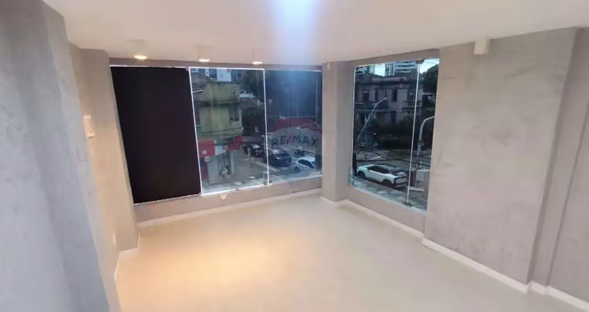 Aluguel - loja de excelente em galeria 1° andar   -  33 mts -  com mezanino - banheiro privado  - av. santos dumont - rosarinho / aflitos