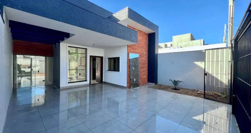 Casa à venda em maringá, jardim munique, com 3 quartos, espaço gourmet