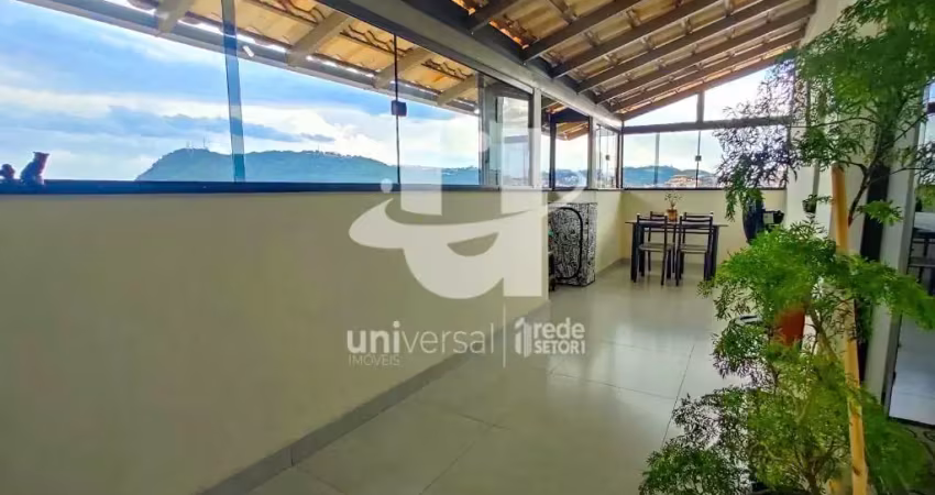Cobertura no bairu - juiz de fora, com 212m²,  área gourmet, vista panorâmica e ambientes super espaçosos