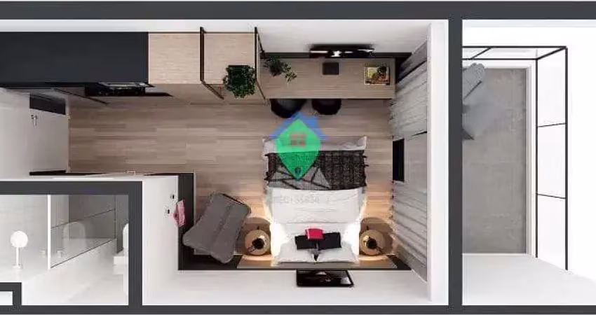 Studio à venda, 40 m² por r$ 561.800,00 - indianópolis - são paulo/sp