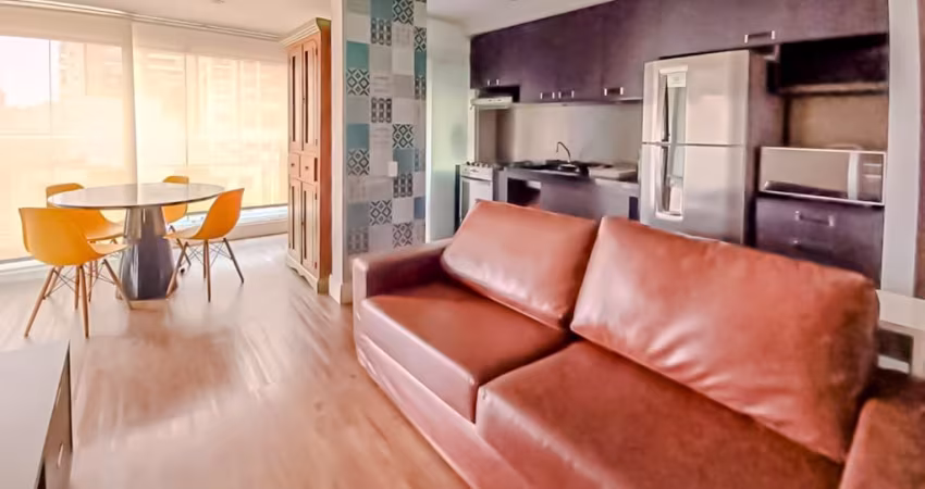 Lindo Apto mobiliado, andar alto,prédio com lazer completo na R. Bela Cintra