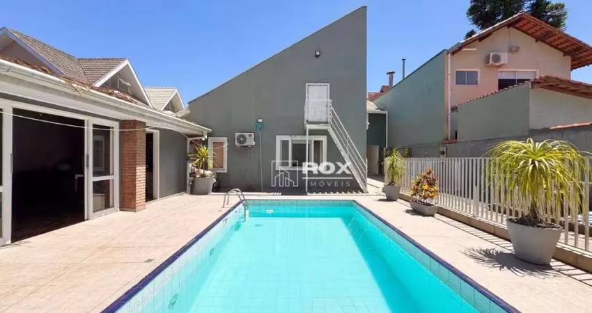 Casa térrea com piscina e quintal à venda, 340 m² por r$ 1.490.000 - santa felicidade - curitiba/pr