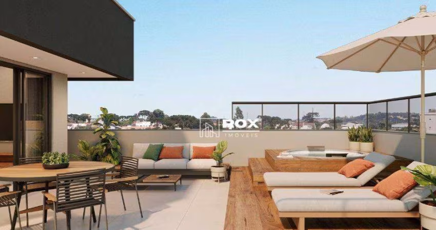 Cobertura na planta com 2 quartos 1 suíte à venda, 147 m² por R$ 1.373.640 - Portão, Curitiba/PR