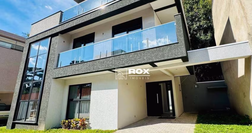 Casa nova e mobiliada com 3 quartos para alugar, 133 m² por R$ 15.260/mês - Santa Felicidade - Curitiba/PR