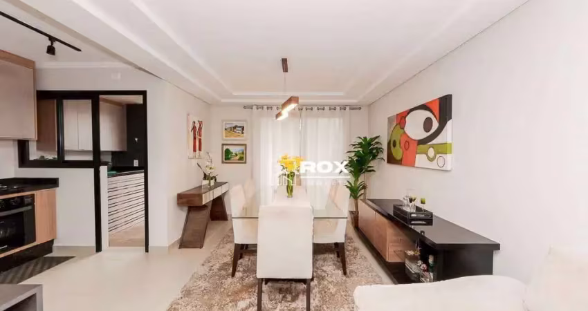 Sobrado de Alto Padrão com 3 quartos 1 suíte à venda, 118 m² por R$ 794.000 - Santa Cândida, Curitiba/PR
