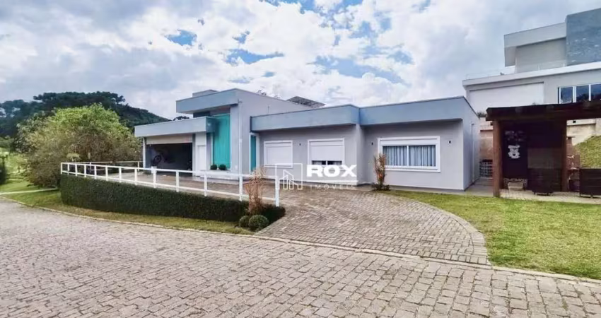 Casa térrea em condomínio fechado à venda, 195 m² por r$ 1.690.000 - araucária - araucária/pr