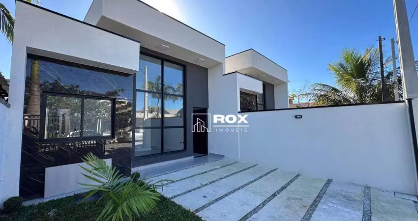 Casa no litoral com 2 suítes à venda, 68 m² a partir de r$ 660.000 - praia de leste, pontal do paraná/pr