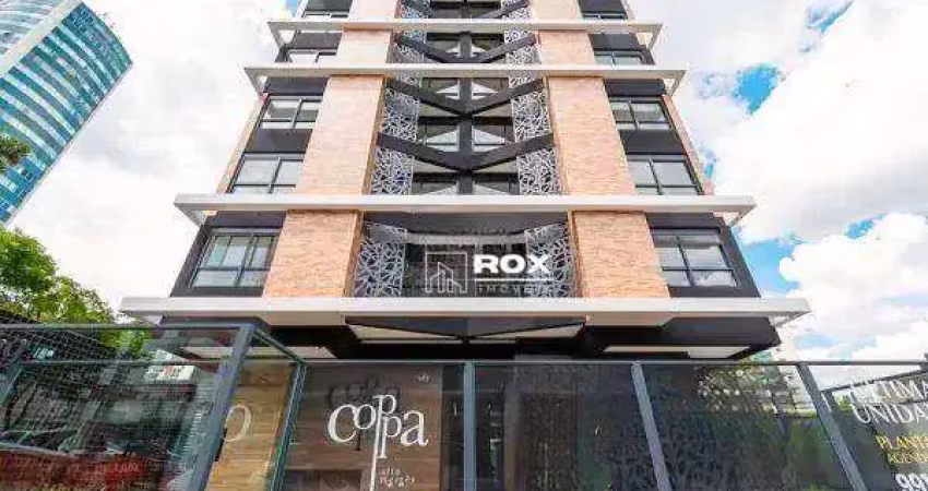Apartamento de alto padrão novo com 3 suítes para alugar, 121 m² por r$ 10.500/mês - mercês, curitiba/pr