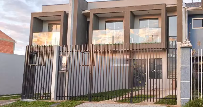 Sobrado novo com 3 quartos à venda - pinheirinho - curitiba/pr
