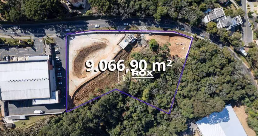 Terreno ao lado do parque tingui à venda, 9066 m² por r$ 19.900.000 - santa felicidade - curitiba/pr