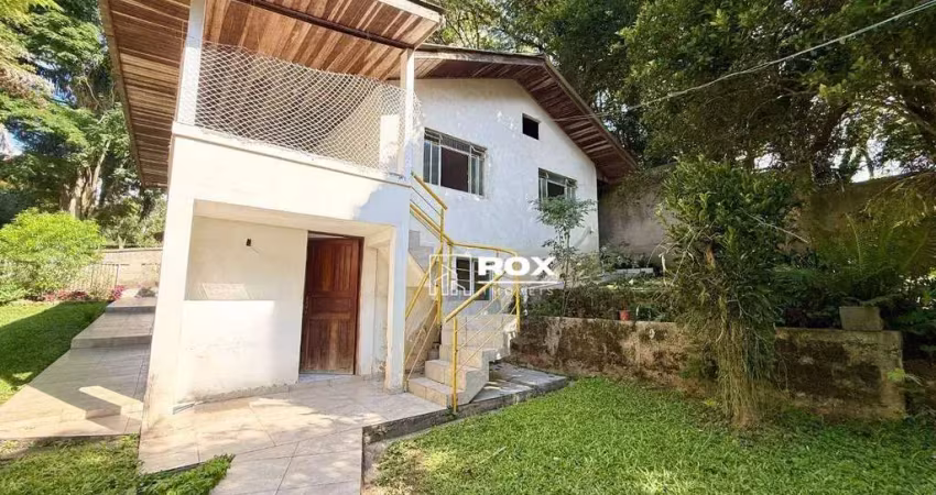 Casa com edícula e bosque nativo para alugar, 217 m² por r$ 4.000/mês - são joão, curitiba/pr