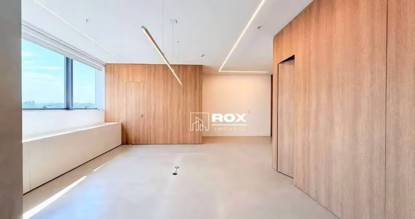 Sala mobiliada à venda, 74 m² por r$ 1.320.000 - campina do siqueira - curitiba/pr