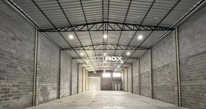 Barracão novo para alugar, 512 m² por r$ 10.500/mês - atuba, pinhais/pr
