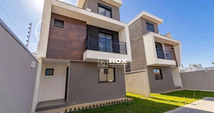 Sobrado triplex com 4 quartos à venda, 122 m² por r$ 790.000 - uberaba, curitiba/pr