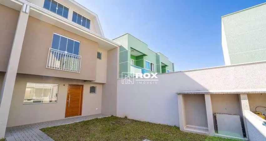 Sobrado triplex com 3 quartos à venda, 137 m² por r$ 775.000 - santa felicidade, curitiba/pr