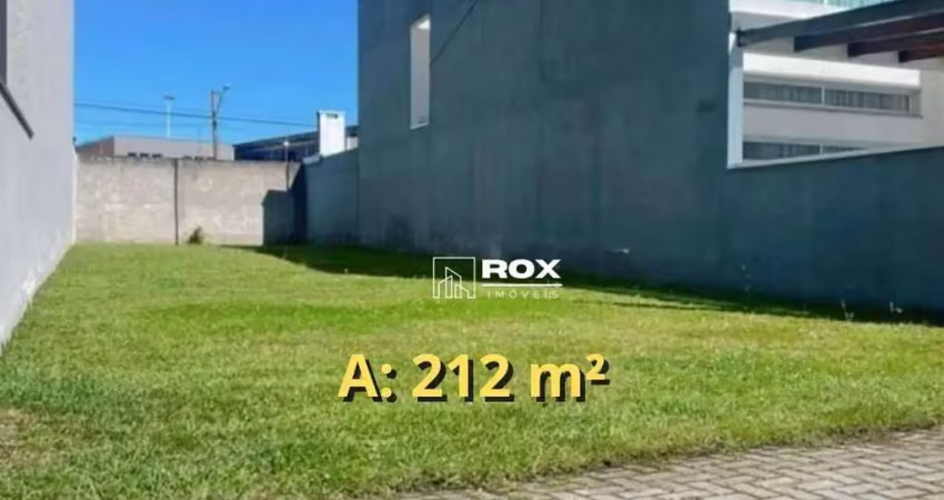 Terreno em condomínio fechado à venda, 212 m² por r$ 550.000 - uberaba, curitiba/pr
