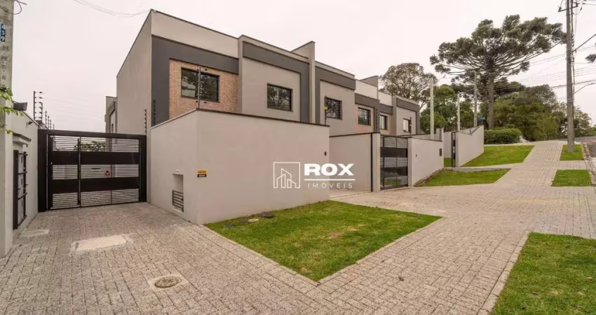 Sobrado em condomínio fechado com 3 quartos 1 suíte à venda, 114 m² por r$ 680.000 - boa vista - curitiba/pr