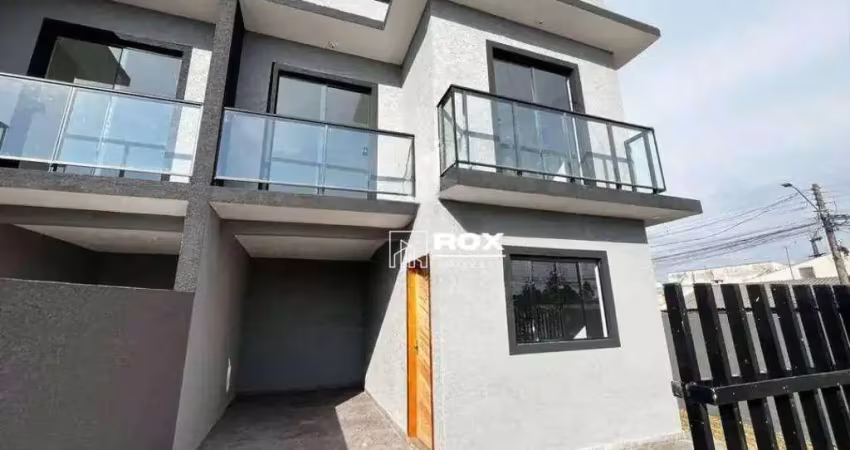 Sobrado de esquina com 3 quartos à venda, 81 m² por r$ 490.000 - umbará, curitiba/pr