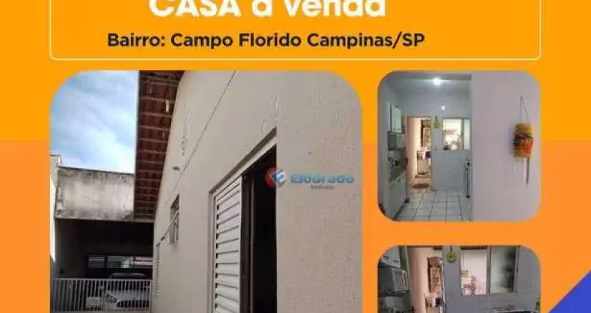 Ofertão do imóvel: casa com 2 quartos - residencial campo florido - campinas/sp.