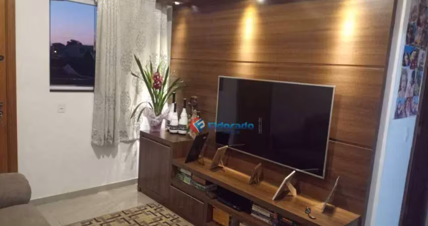 Apartamento com 2 dormitórios à venda, 79 m² por r$ 318.000,00 - parque novo mundo - americana/sp
