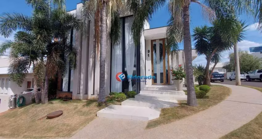 Imponente sobrado de esquina à venda, 314 m² no Residencial Portal do Lago em Sumaré