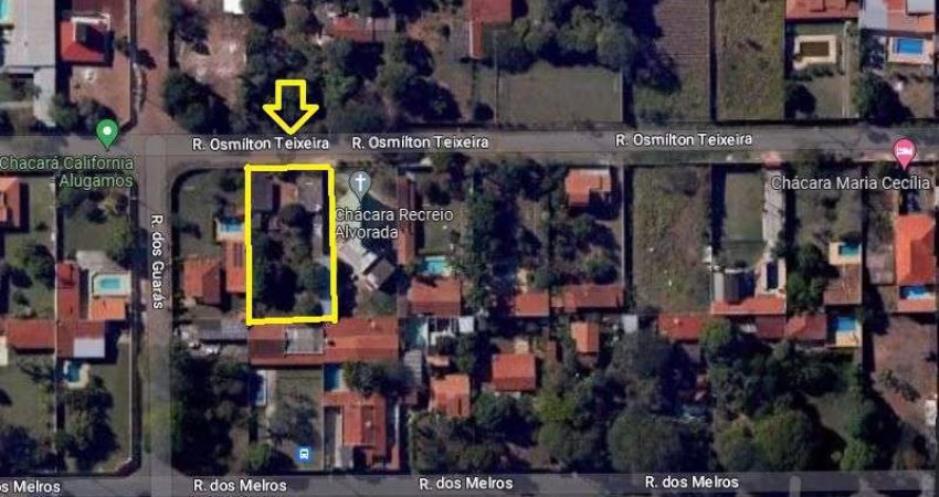 Chácara com 2 dormitórios à venda, 1250 m² por R$ 500.000,00 - Chácara Recreio Alvorada - Hortolândia/SP