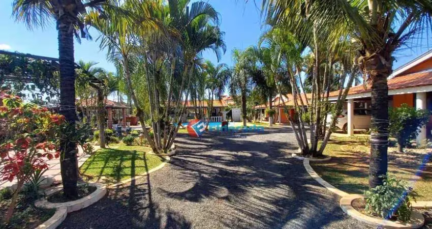 Chácara com 2 dormitórios, sendo 1 suíte,  2080 m² - venda por r$ 1.500.000 ou aluguel por r$ 5.370/mês - chácara cruzeiro do sul - sumaré/sp