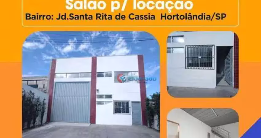 Ofertão de imóvel: salão para alugar - jardim santa rita de cássia - hortolândia/sp