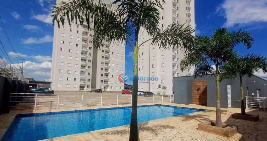 Apartamento com 3 dormitórios para alugar, 75 m² por r$ 2.651,00/mês - parque gabriel - hortolândia/sp