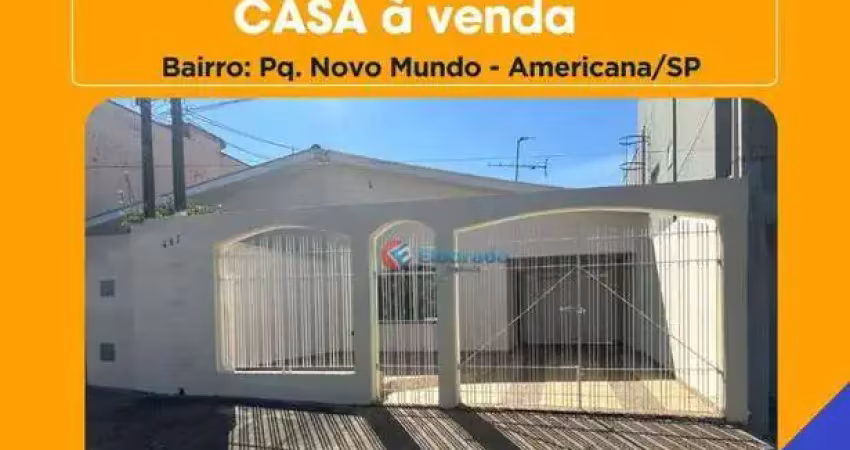 Ofertão do imóvel: casa com 2 quartos à venda - parque novo mundo - americana/sp
