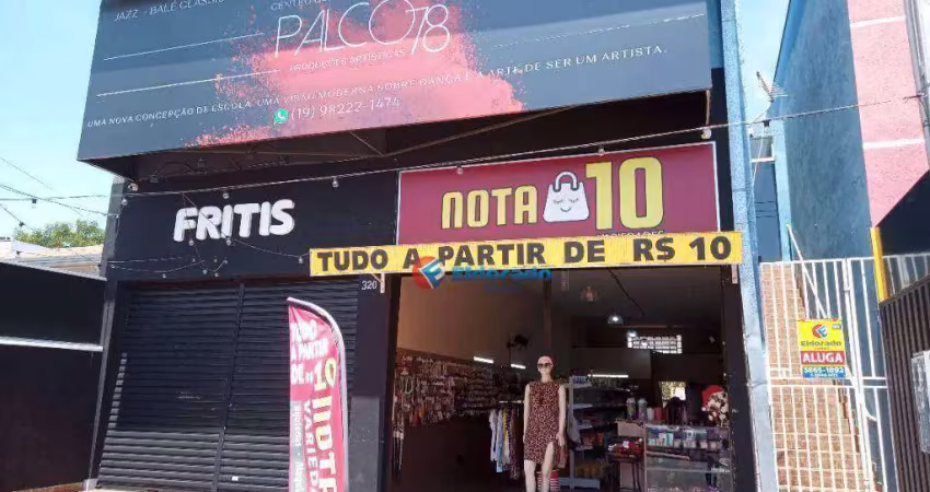 Salão para alugar, 150 m² por r$ 3.085,00/mês - loteamento remanso campineiro - hortolândia/sp