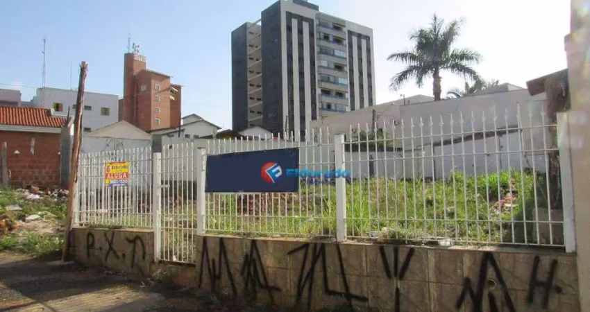 Terreno comercial para alugar na Rua José Maria Miranda, Centro, Sumaré