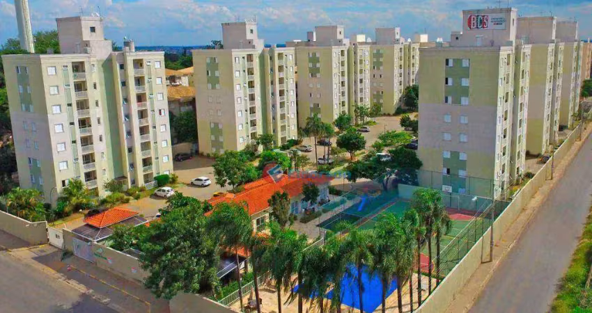 Apartamento com 2 dormitórios para alugar, 55 m² por r$ 2.280,00/mês - jardim santa izabel - hortolândia/sp