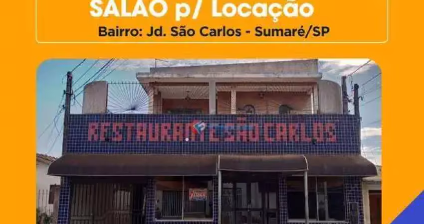 Ofertão do imóvel: salão para alugar  - jardim são carlos - sumaré/sp