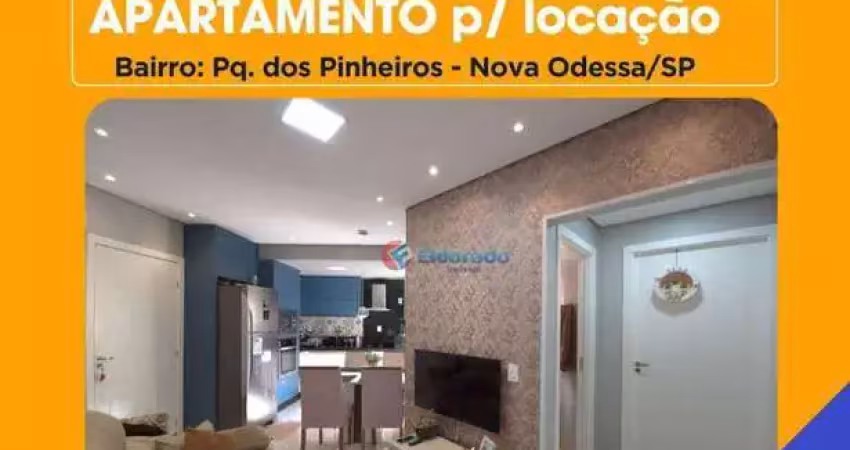 Ofertão do imóvel :  apartamento com 2 quartos para alugar- parque dos pinheiros - nova odessa/sp
