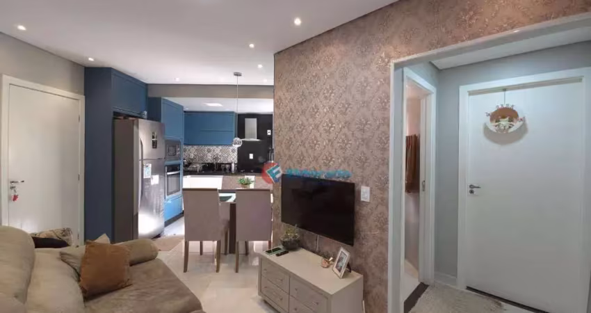 Apartamento com 2 dormitórios para alugar, 52 m² por r$ 2.099,79/mês - parque dos pinheiros - nova odessa/sp